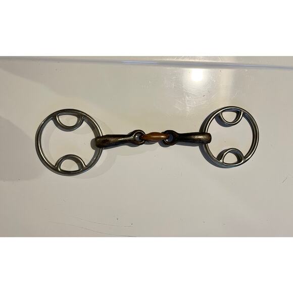 Black Sweet Iron Bevel Bit with Copper Lozenge, Double Jointed Wonder Bit 5 1/4” - Picture 1 of 4